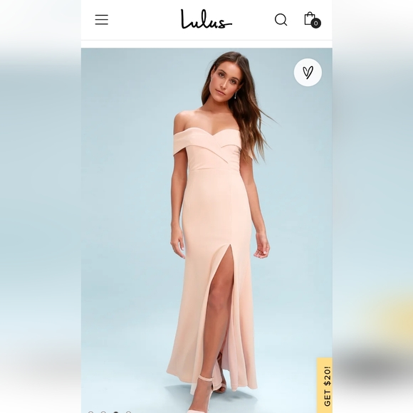 Lulus Dresses & Skirts - LULUS|Brand NEW Womens blush long dress|Size 4